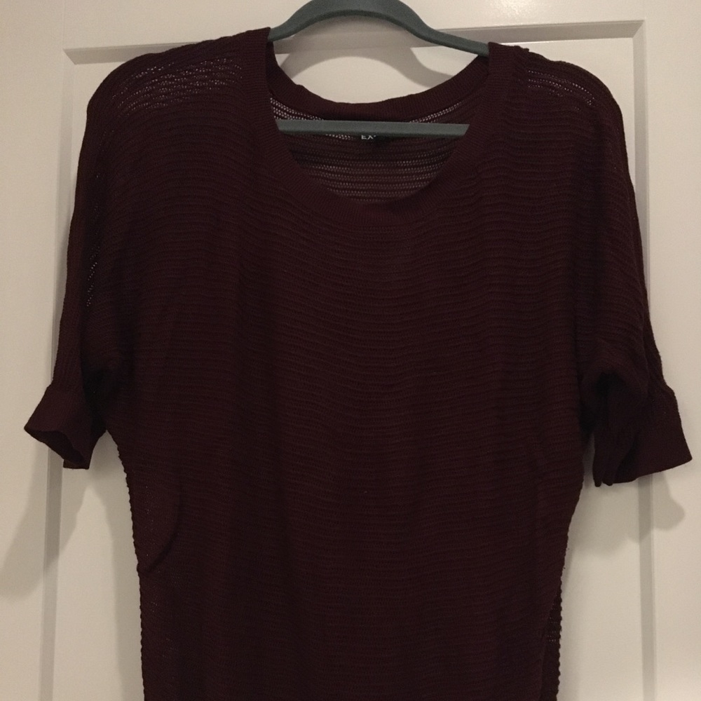 Express short sleeve sweater size L